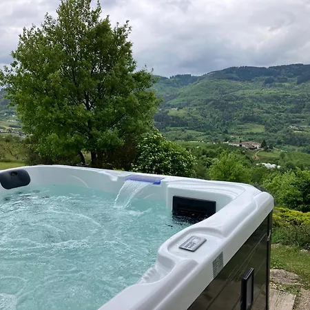 Ardeche, La Cote Des Buis, Avec Piscine Interieure, Jacuzzi, Vallee Du Doux Holiday home Empurany